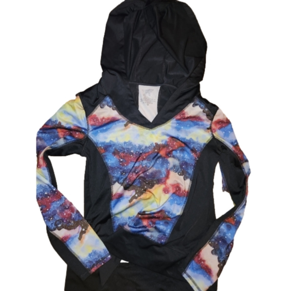 Covergirl Active Hoodie  Celestial Print Size Medium NWOT